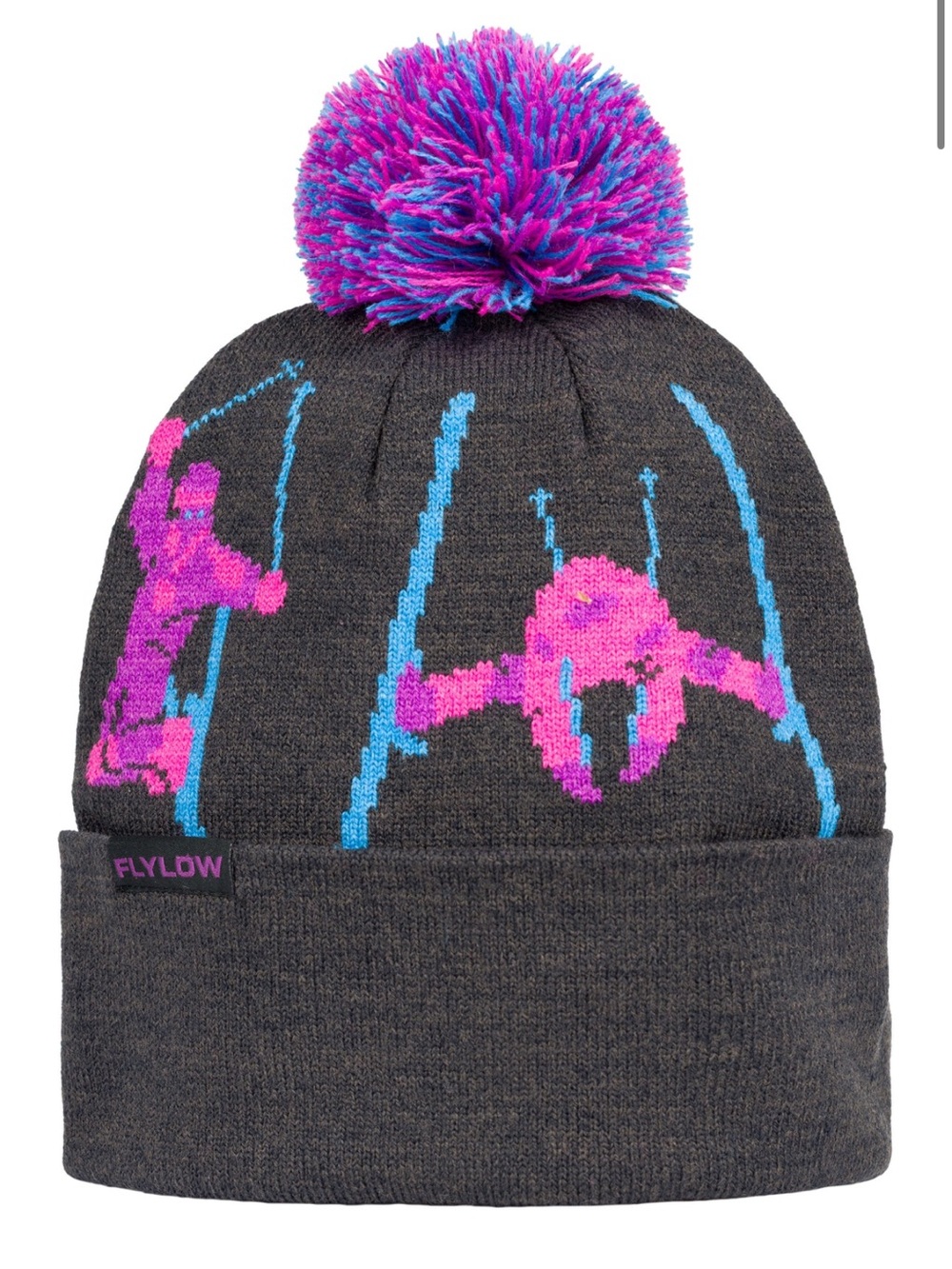 NWOT Flylow revival pom beanie